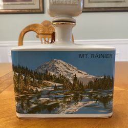 Rare, Vintage, 1974 Mt. Rainier Limited Edition Northwest Wonders Decanter