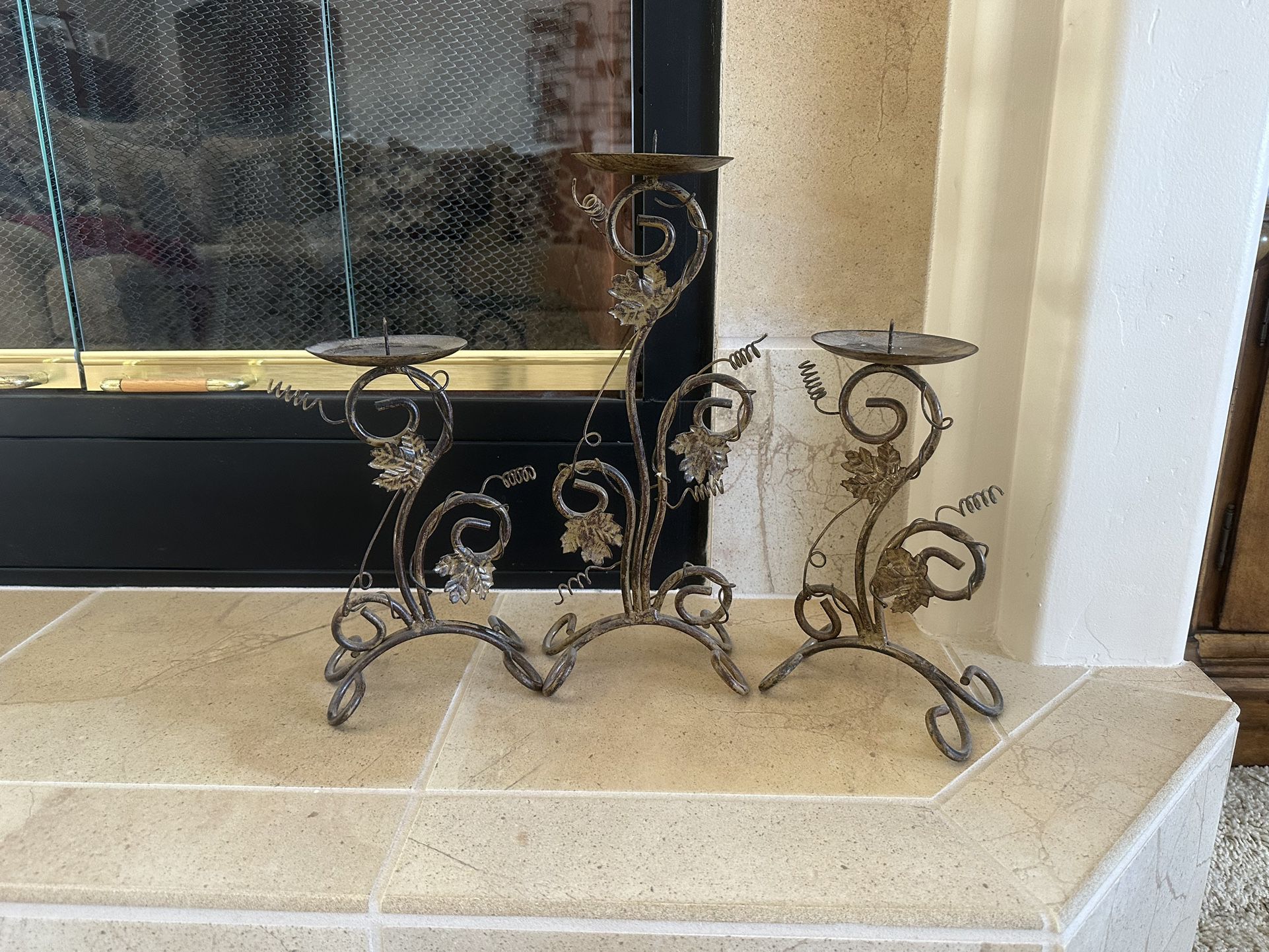 Candle Holders Set Of 3