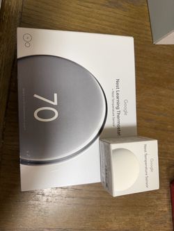 Nest Learning Thermostat (4th Gen) with Nest Temperature Sensor (2nd Gen) 2-Pack - Polished Silver