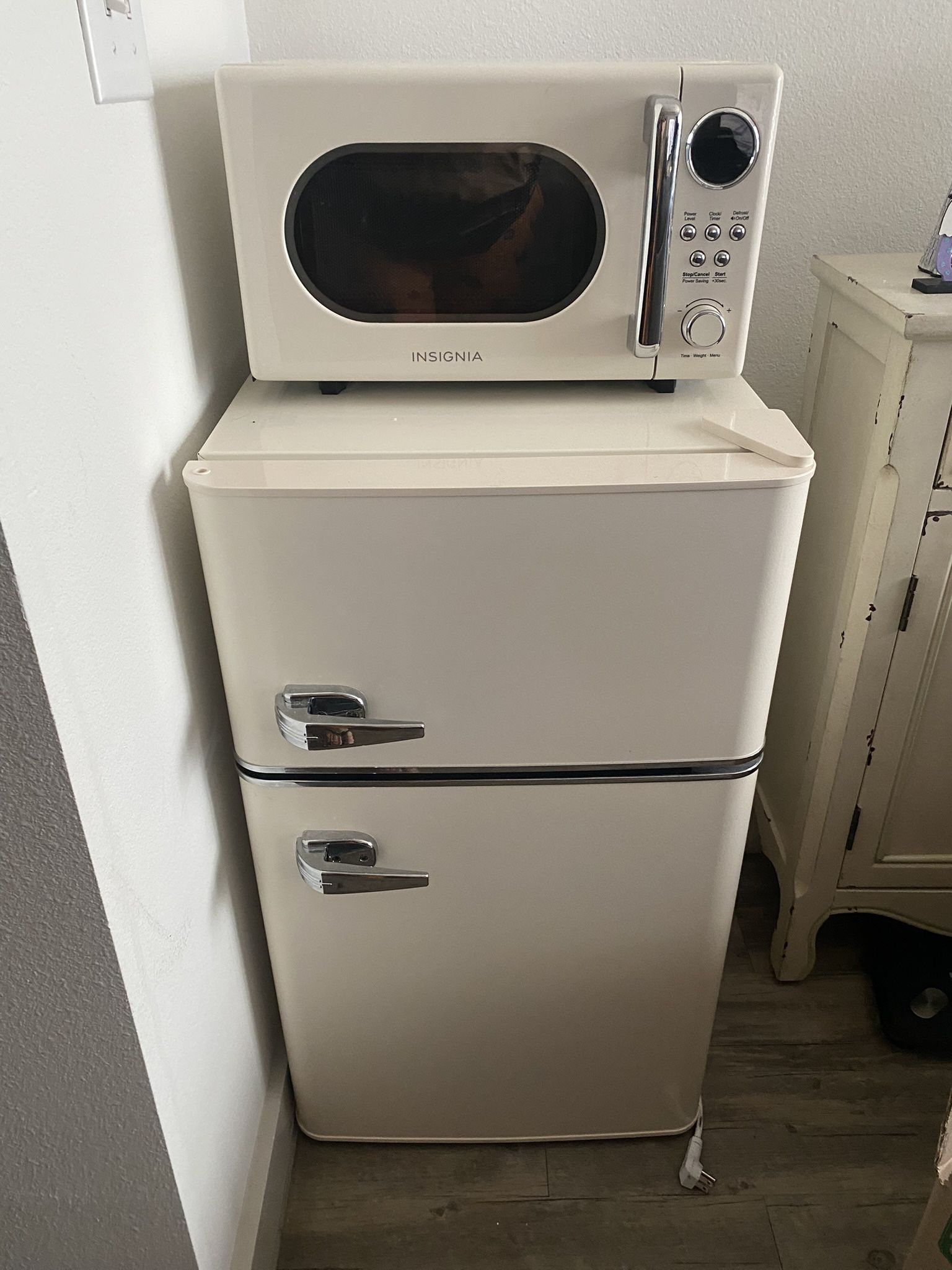 Mini Fridge & Microwave