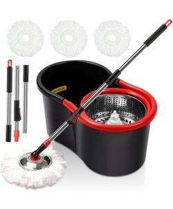 Spin mop and bucket