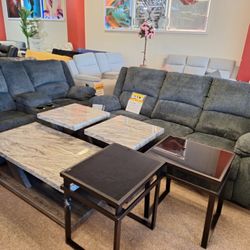 76504... Sofa And Love Seat Reclinig 