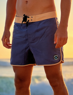 Men's Surf Trunks by Hobo Surf Society - Blue