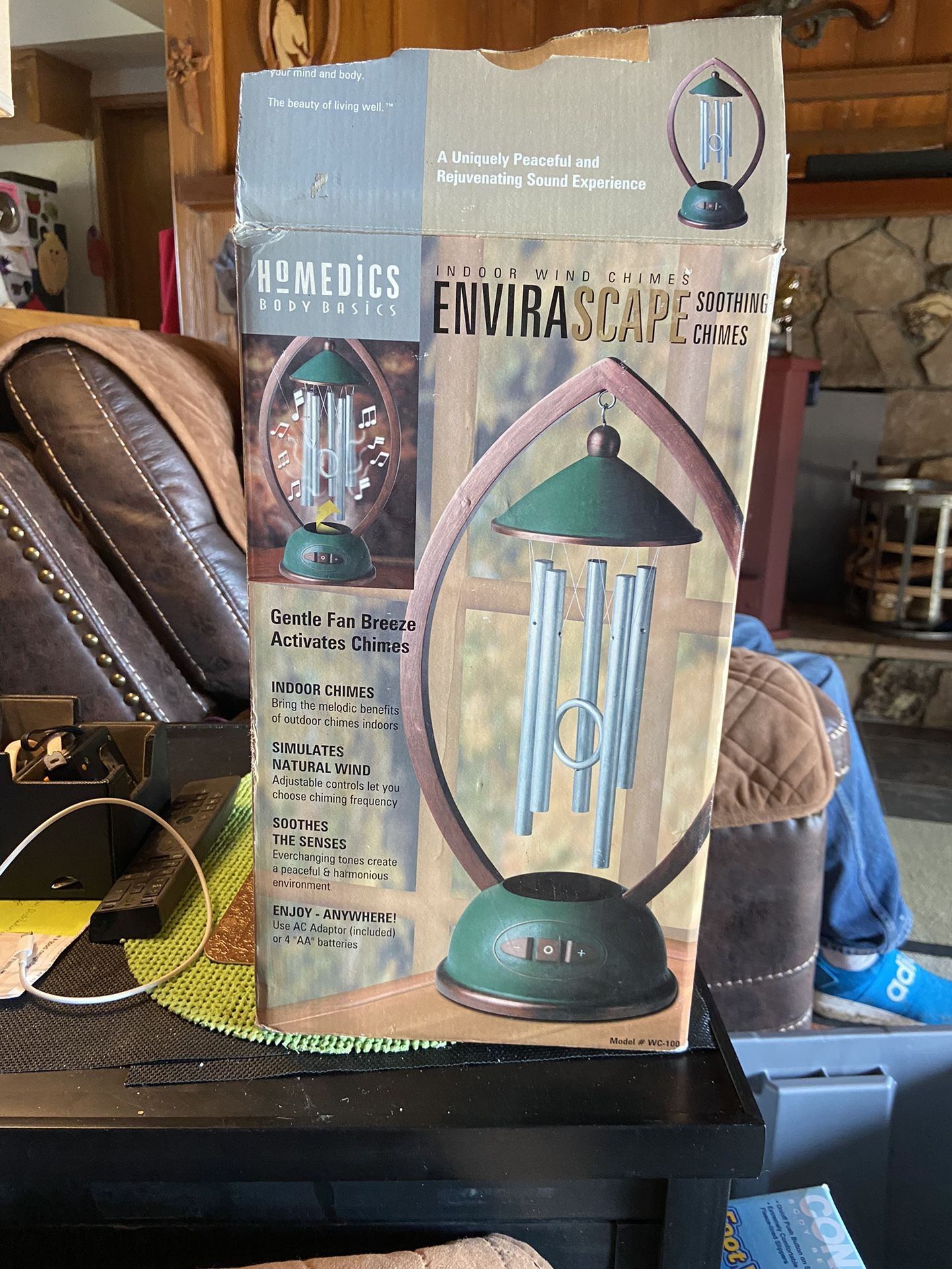 Nib Homedics Envirascape Wood Wind Chimes