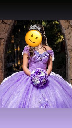 Lavender Quinceañera dress