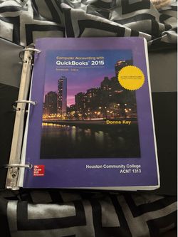 2015 Quickbooks text book