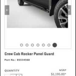 2022 GMC/Chevy CREW CAB ROCKER PANEL GUARD 