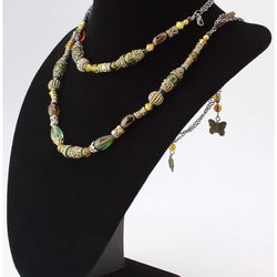 Black Velvet Necklace Jewelry Display  Stand