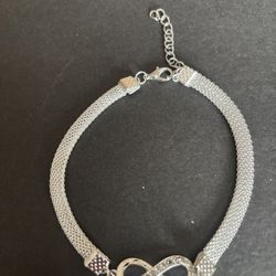 Wrist And Ankle Silver Plated Bracelet 