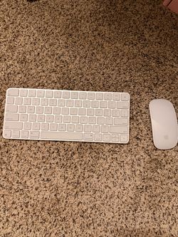 Apple magic key board and mouse