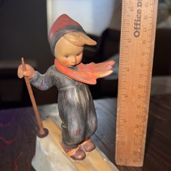1930's Skier Hummel Figurine (made In Germany)