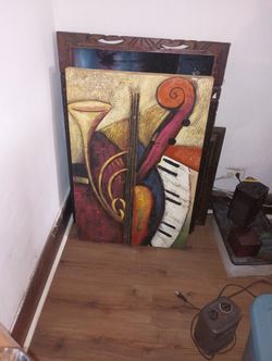 Canvas Wall Art With Musical Theme