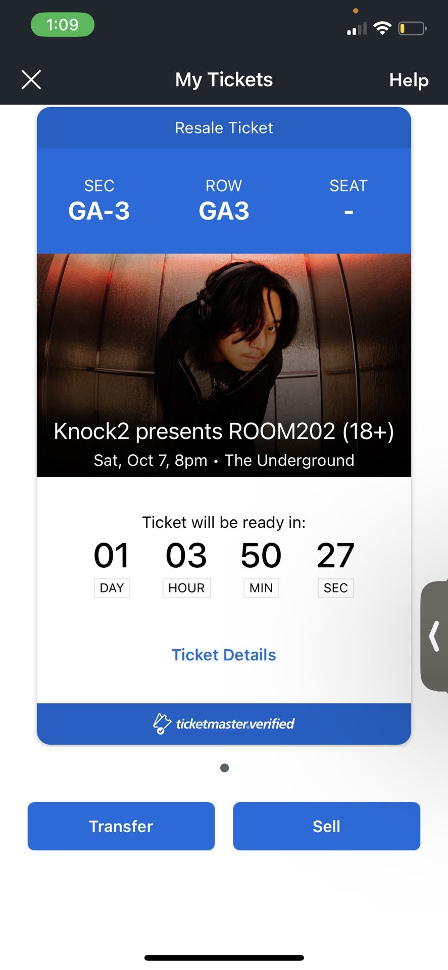 North Carolina knock2 Tickets