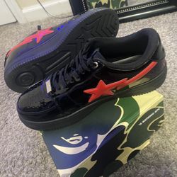 Bape Black&Red Shark Camo 