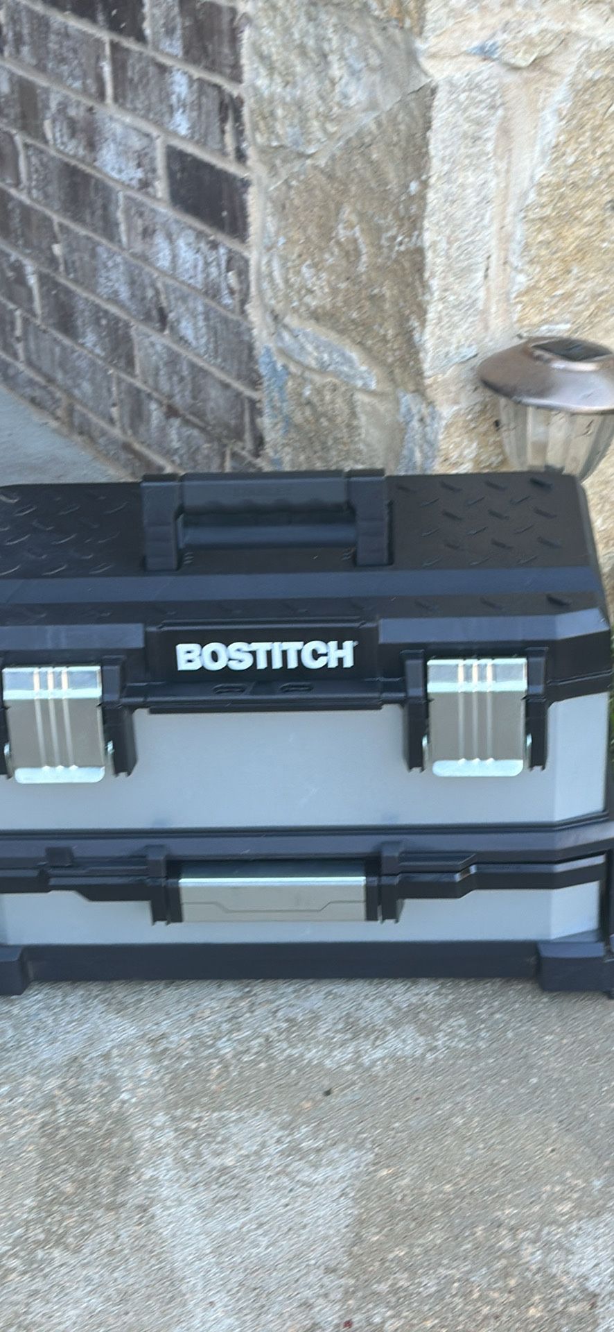 BOSTITCH TOOL BOX LIKE NEW $50 SERIOUS BUYERS