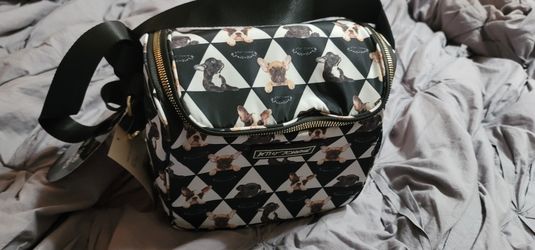 Betsy Johnson Dog Print Lunch Bag