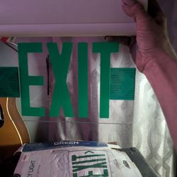 Leonlite Exit Sign With Battery Backup