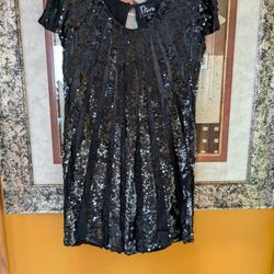 Diva by Emblex Black Sequin Dress