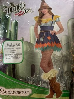 Wizard of Oz Scarecrow Halloween Costume Medium 6-8