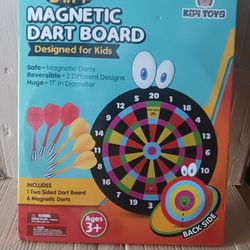 2 In 1 Magnetic Dart Board For Kids