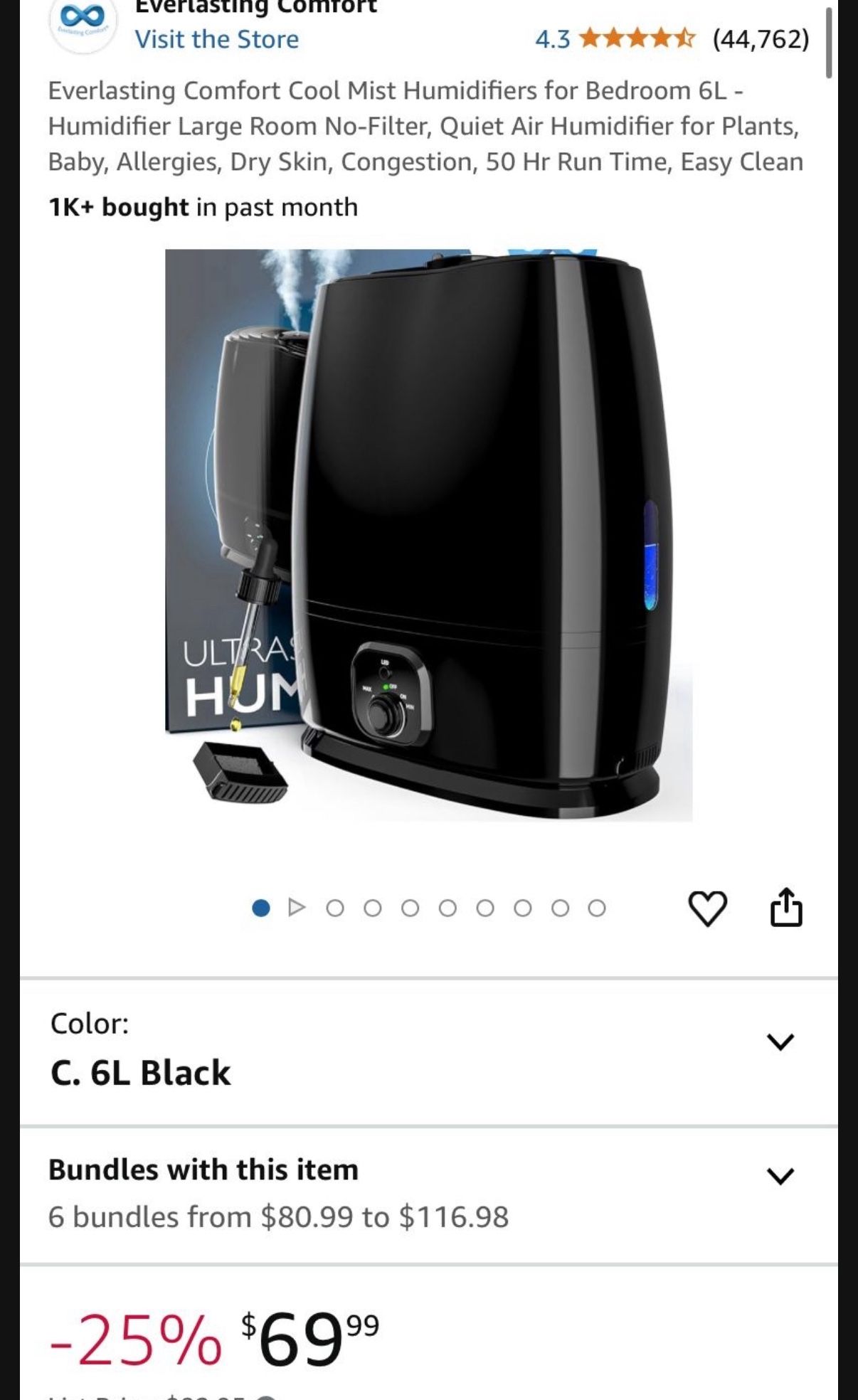 Cool Mist Humidifier