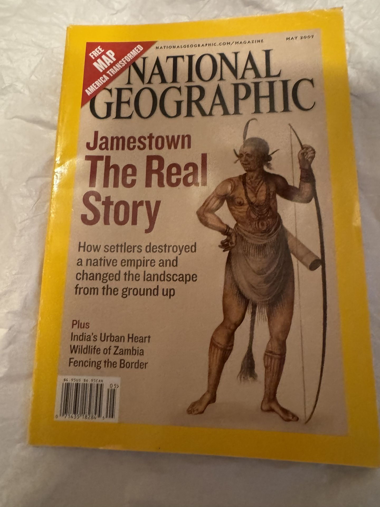 NATIONAL GEOGRAPHIC MAGAZINE: "JAMESTOWN - REAL STORY," May 2007