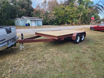 6'10"W X 14' L 10K CAP. FLATBED TRAILER