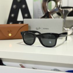 Meta RayBan Wayfarer Shiny Black With G15 Lenses AI Sunglasses