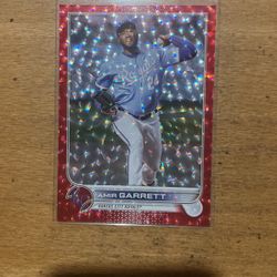 2022 TOPPS UPDATE AMIR GARRETT RED FOIL NUMBERED /199 CARD 