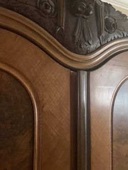 Antique Armoire with Shelves