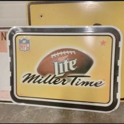 Vintage Miller Lite  MFL “it’s Miller Time” Sign