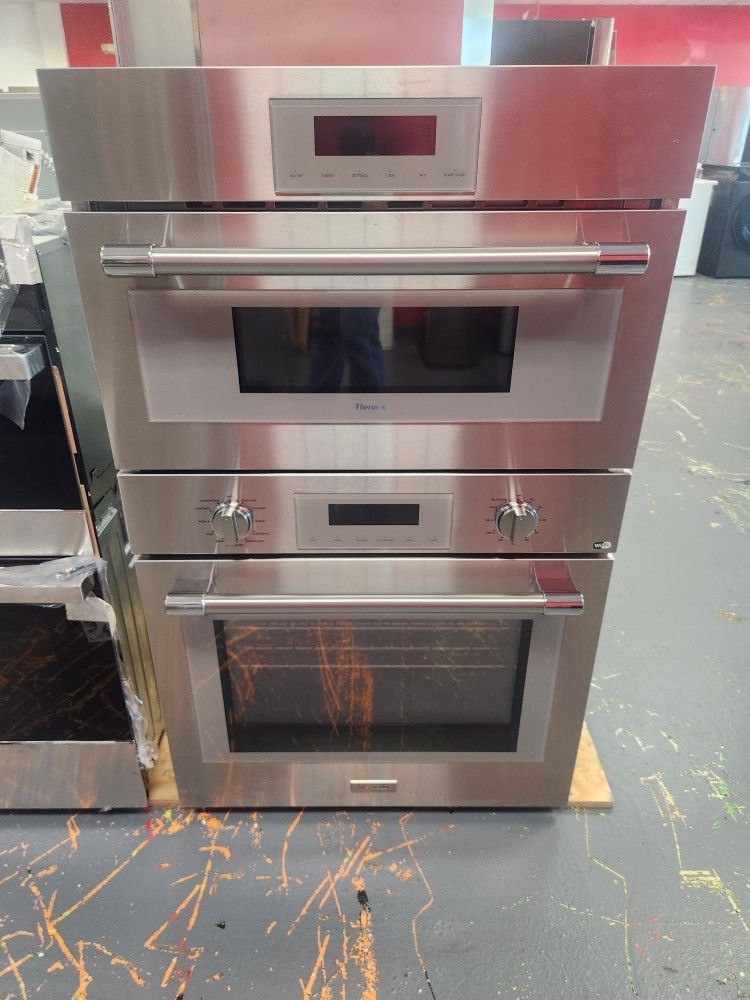 Thermador Professional Series 30 Inch Combination Wall Oven Stainless Steel Convection POM301W