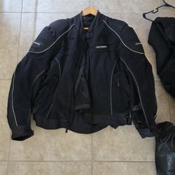 Motorcycle Outfit jacket pants and boots