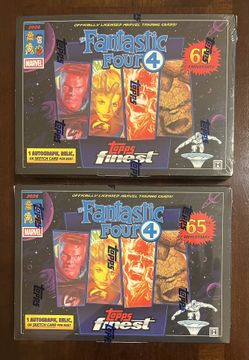 2026 Topps Finest Marvel Fantastic Four hobby box 