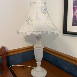 Pretty White Lamp