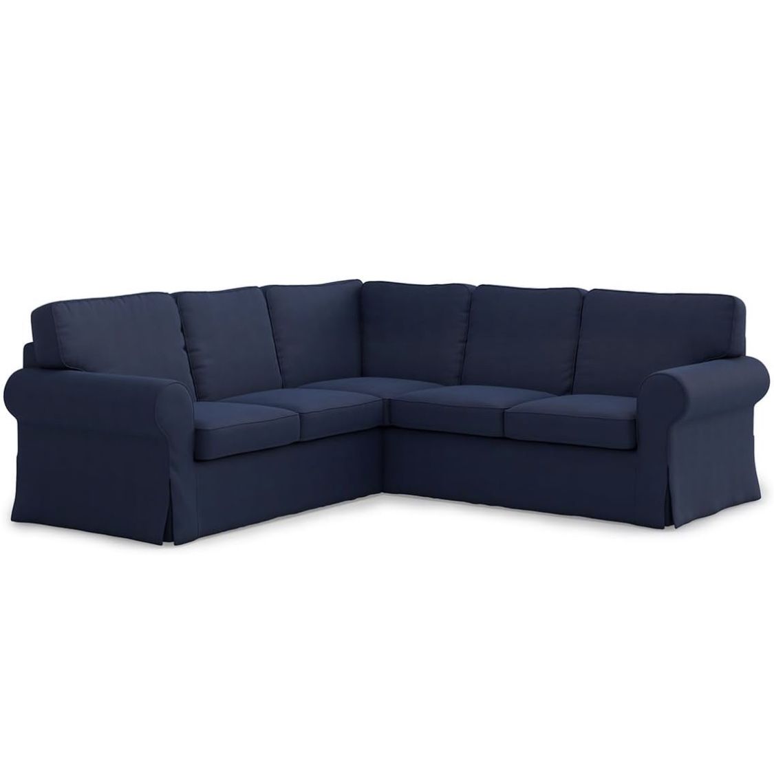 TLYESD Ektorp Sectional Sofa Cover Replacement for IKEA Ektorp Couch Cover, Ektorp 2 x 2 Sofa Cover Doesn't Fit Uppland Sofa (blue)