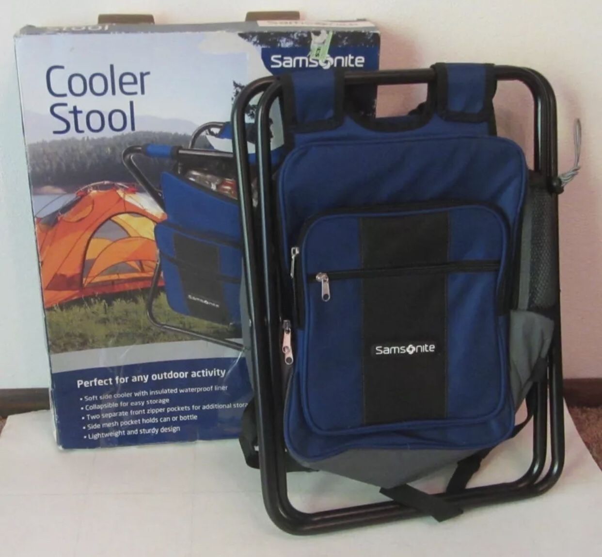 New Samsonite Stool Cooler Backpack 3 In 1!