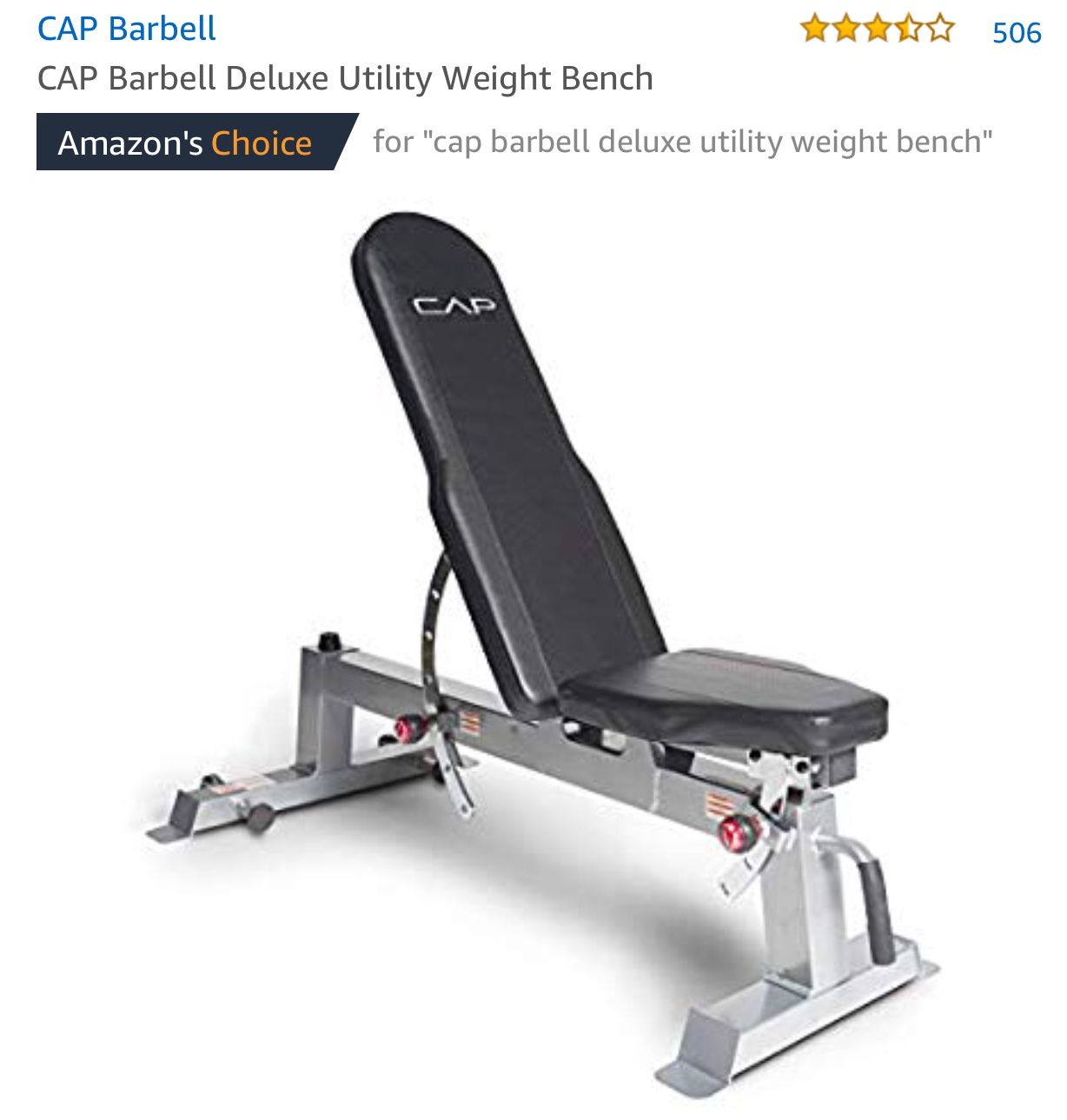 CAP BARBELL weight bench