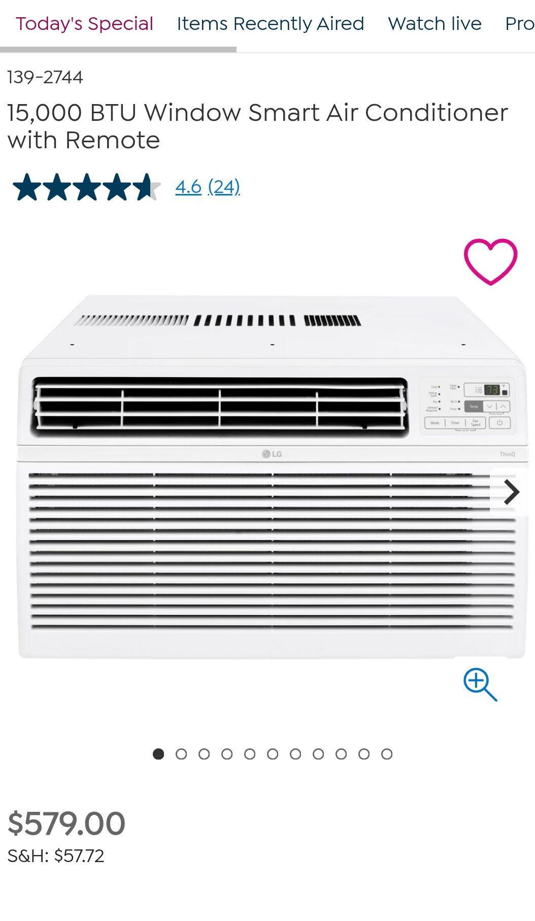 LG Air Conditioner 15000 BTU -AC unit