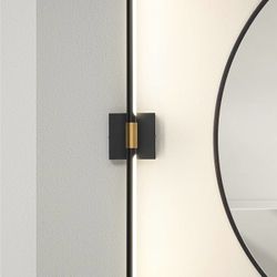 40 inch Black Gold Vanity Lights for Bathroom