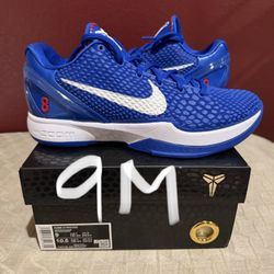 MENS SIZE 9 NIKE KOBE 6 VI PROTRO DODGERS