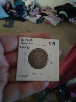 1914-D barber quarter