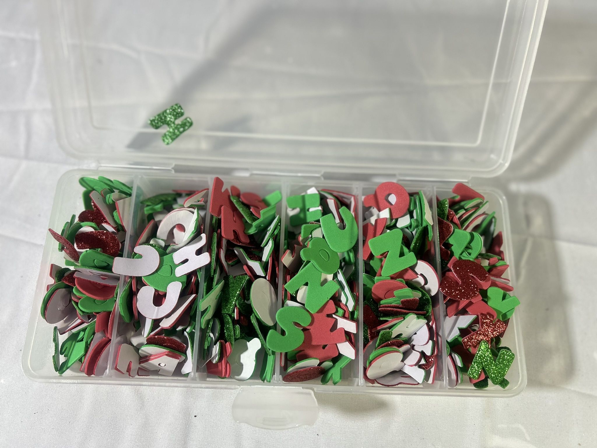 Box Of Adhesive Christmas / Craft Letters