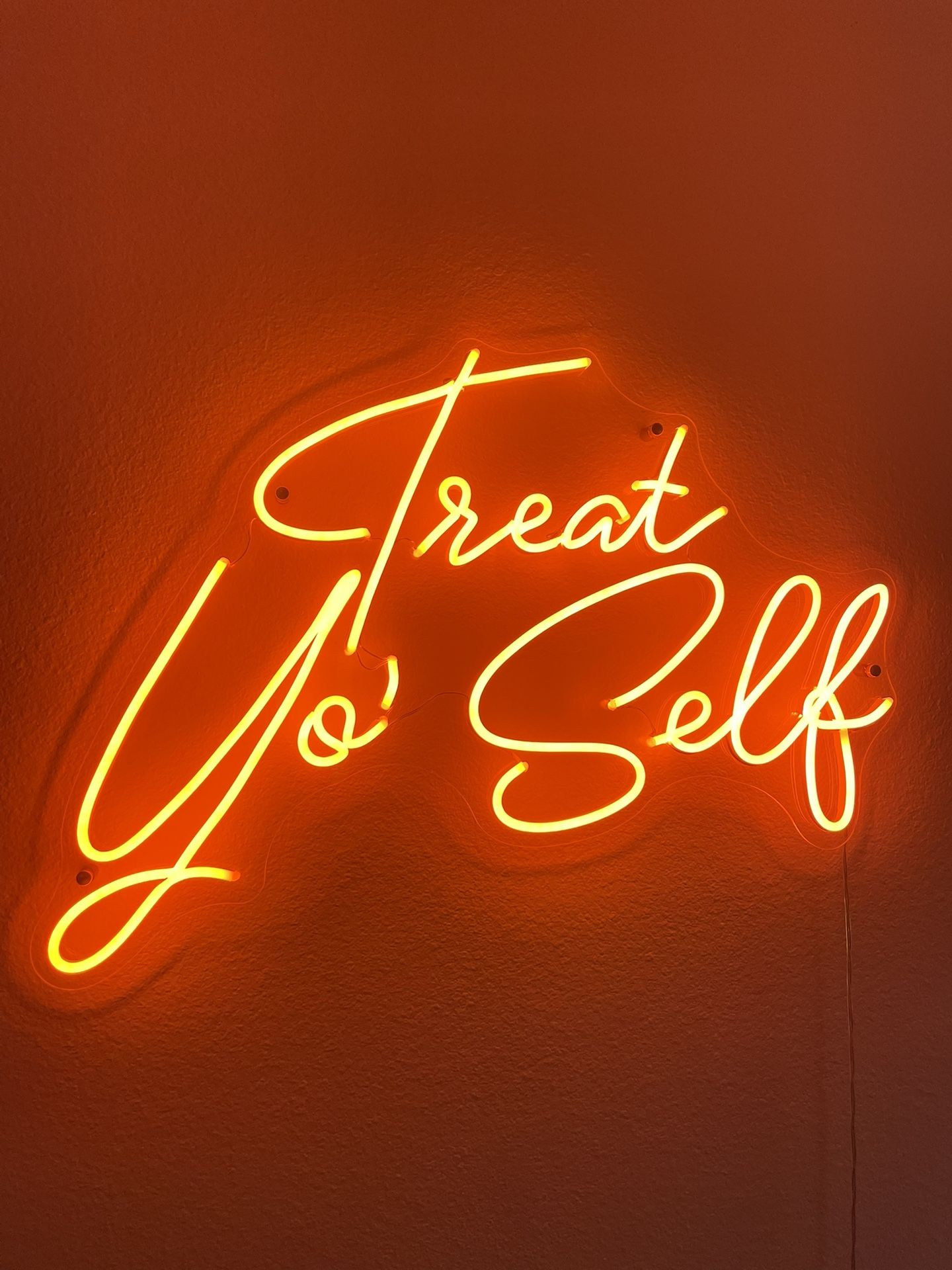 “Treat Yo Self” Neon Sign 