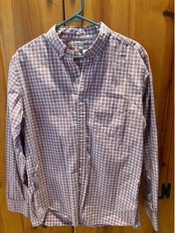 Uni Qlo Men’s L plaid dress shirt