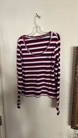 Guess Striped Long Sleeve Top size XL