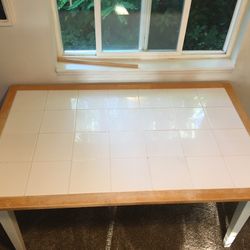 Tile Top Table 