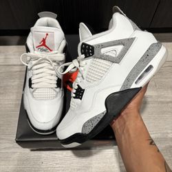 2025 Air Jordan 4 Retro OG White Cement 