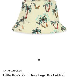 Palm Angels Kids Hat Yellow
