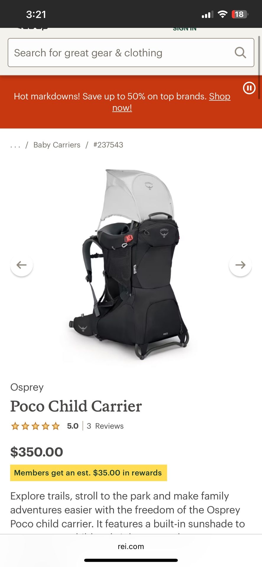 Poco Child Carrier